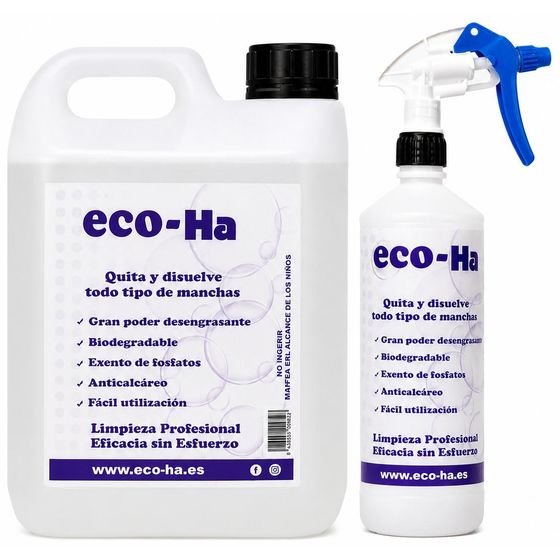 Bidón de 5 litros de eco-Ha Neutro concentrado con vaporizador de regalo
