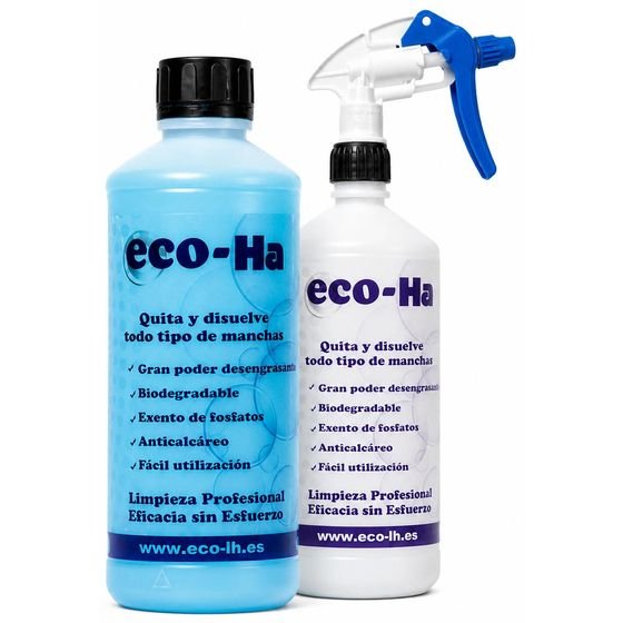 Botella de 1 litro de eco-Ha SPA concentrado con vaporizador de regalo
