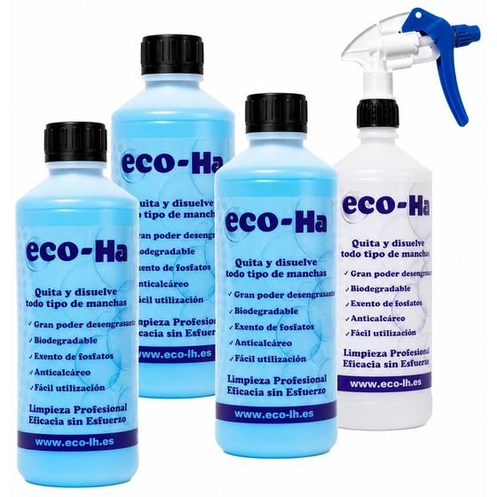 Tres botellas de eco-Ha SPA concentrado con vaporizador de regalo